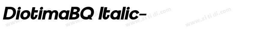 DiotimaBQ Italic字体转换 DiotimaBQ Italic字体转换